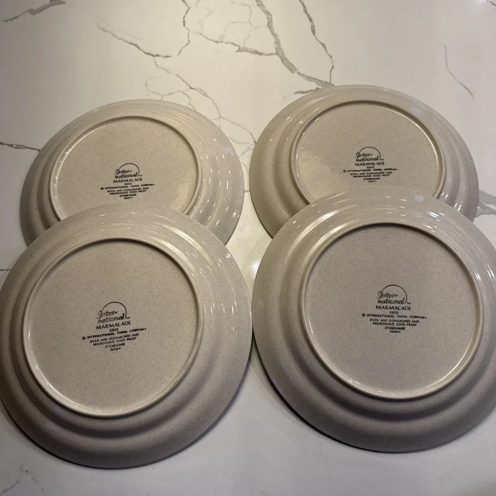 International Marmalade 8868 Stoneware Dinner Plate Geese set of 4